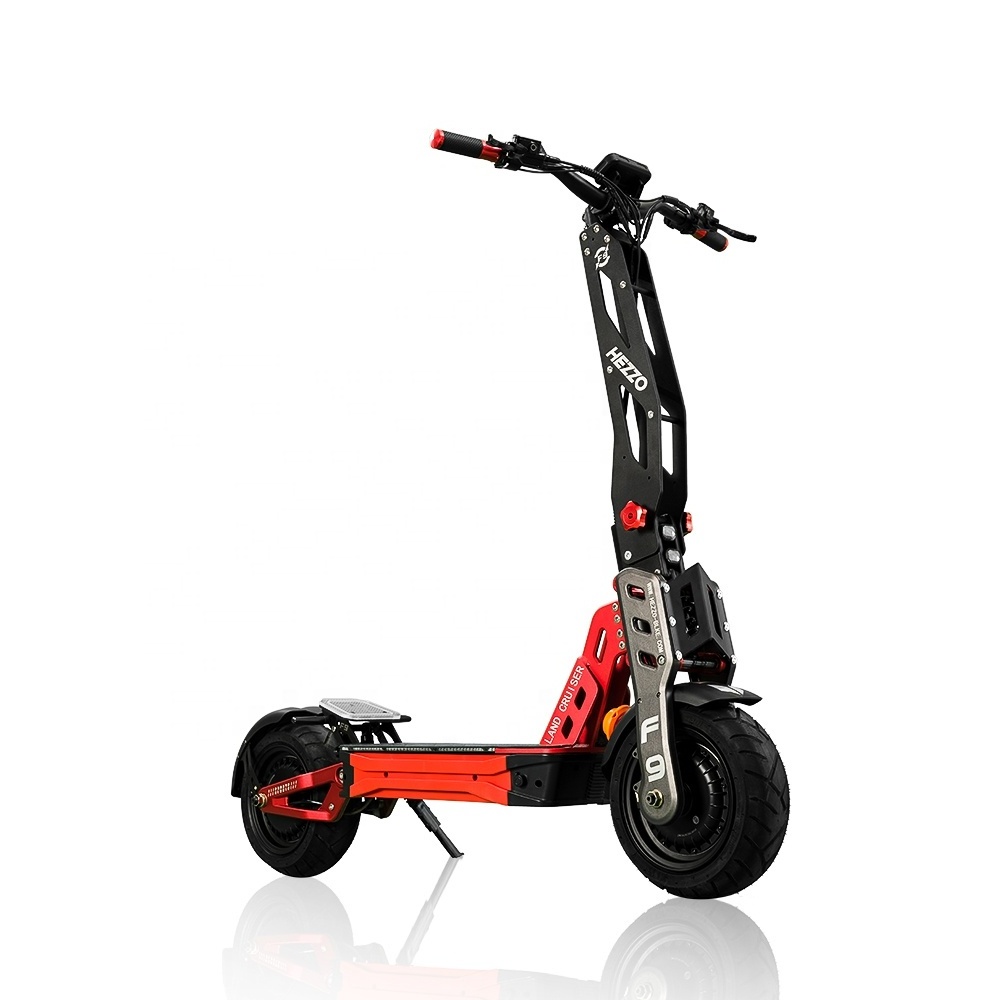 HEZZO EU US Racing Escooter 60V 8000W Dual Motors 100Km/h 40Ah 100Km Folding 12Inch Off Road NFC Electric Scooter Free Shipping