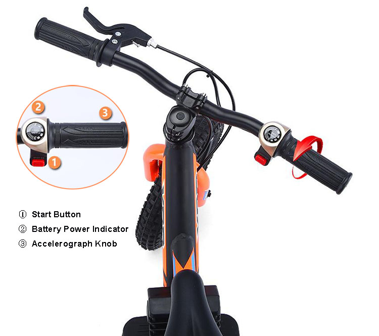 2023 24V 80W Electric Scooter Balance Bike for Kids Riding Toy for Children toy Training Bicycle Balance Car