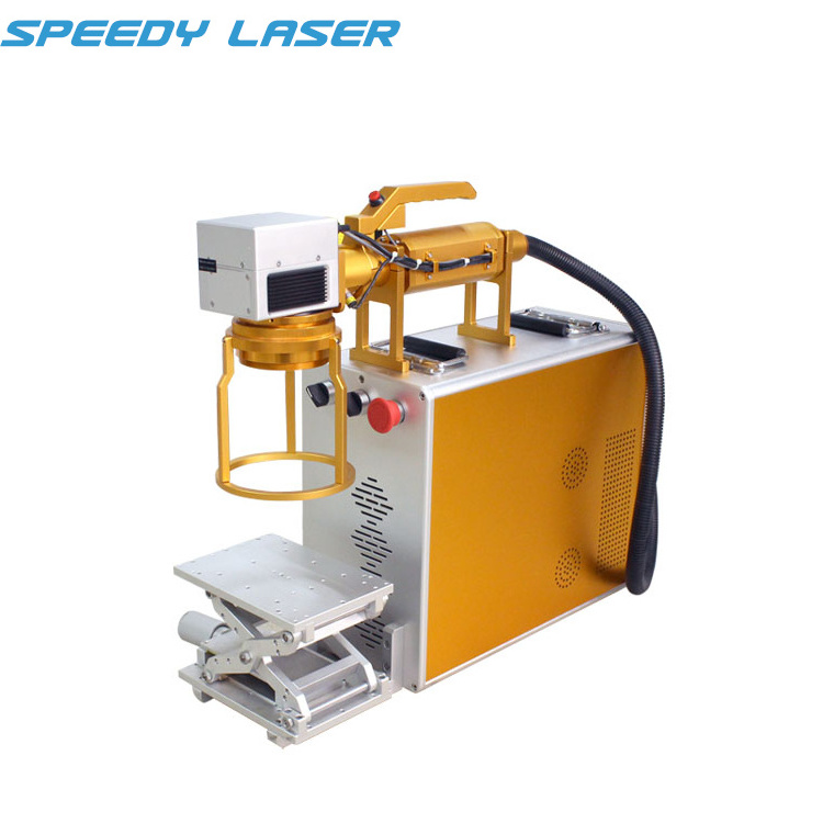 Handheld mini 20W 30W 50W fiber laser marking machine etching machine laser marker etcher