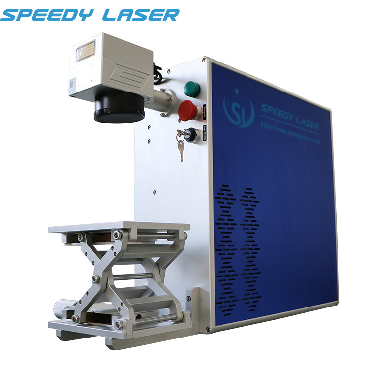 Laser Engraving Machine Portable Mobile Phone Shell Lighter Printing Machine 20watt 30watt 50watt Fiber Laser Raycus Air-cooled