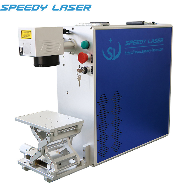 Laser Engraving Machine Portable Mobile Phone Shell Lighter Printing Machine 20watt 30watt 50watt Fiber Laser Raycus Air-cooled