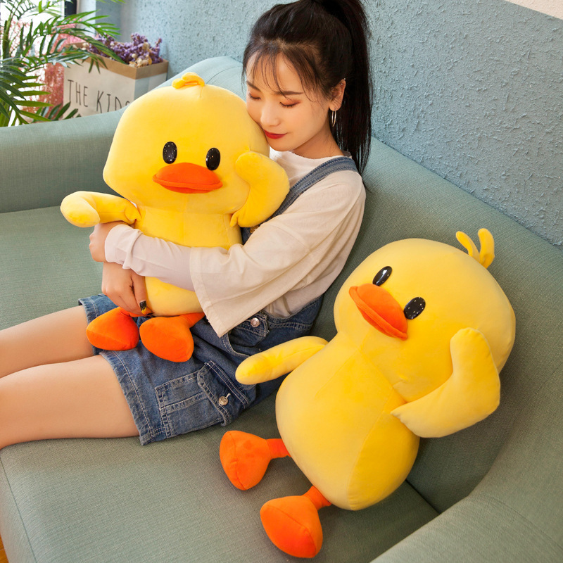 Customized Yellow Duck Stuffed Animal Toys Cute Giant Duck Plush Toys