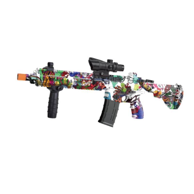 Factory Wholesale Black Gel Water Ball Toy Gun New M416 Gel Blaster Gun with Sniper