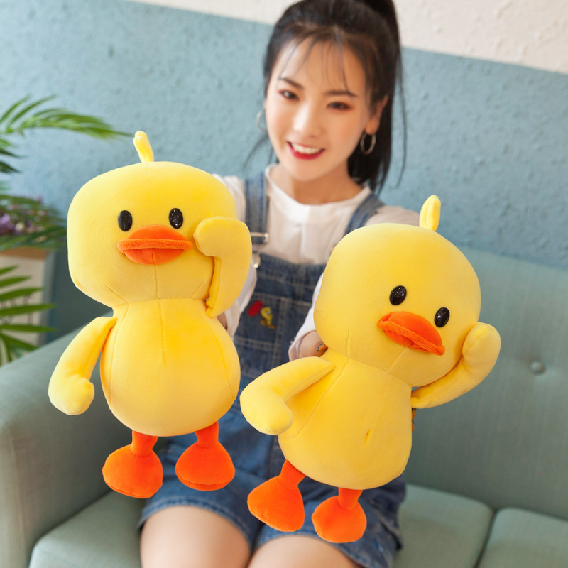 Customized Yellow Duck Stuffed Animal Toys Cute Giant Duck Plush Toys