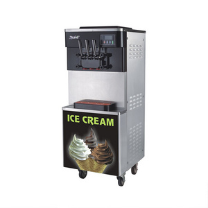 CE Commercial Liquid Nitrogen Vending Softy Ice Cream Making Machine