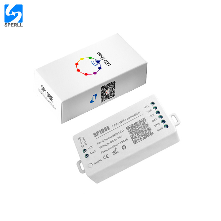 SP108E Wifi Pixel LED Remote Controller For WS2812B SK6812 LPD8806 DMX512 1903 RGB/RGBW