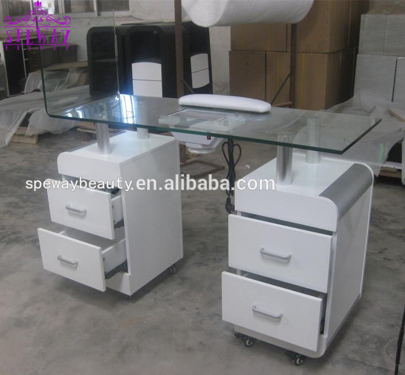 vintage nail salon furniture manicure table hot sale in usa