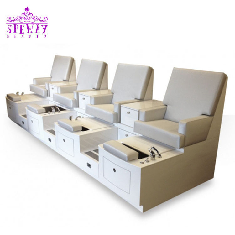 2021 elegant 4 seaters pedicure spa chairs wholesale