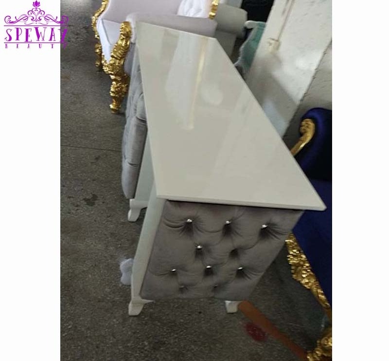 high quality nail salon white manicure tables for sale in miami