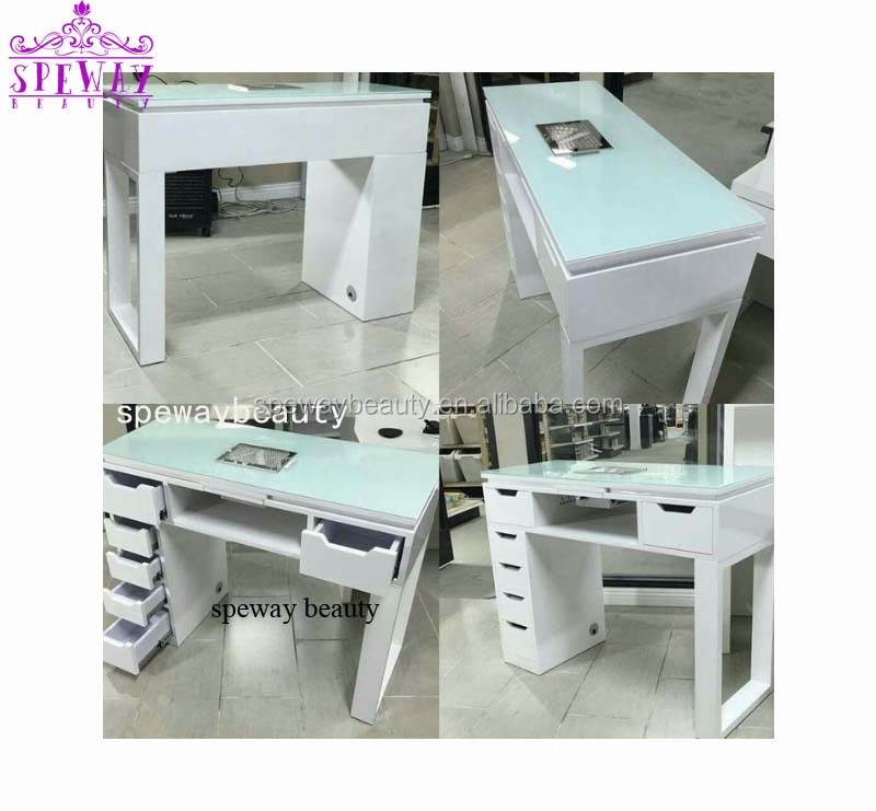 Professional manicure furniture used nail salon tables