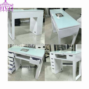 Professional manicure furniture used nail salon tables