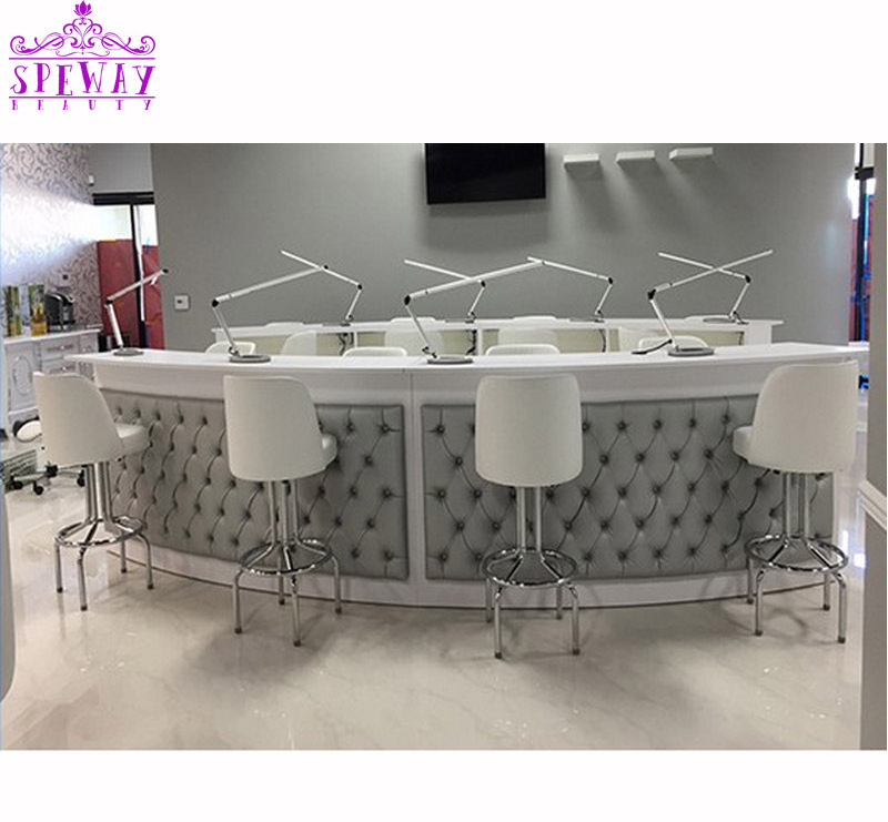 high quality nail salon white manicure tables for sale in miami