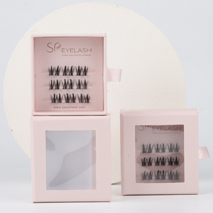 SP EYELASH Self Adhesive Eyelashes 9Pcs Small box Press On Lashes No Glue Needed Self Adhesive Lash Clusters