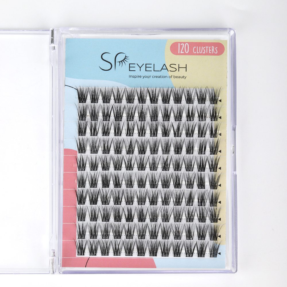 SP EYELASH Factory Price Diy Lashes Segmented Kit Individual Cluster Diy Eyelash Extensions Kit