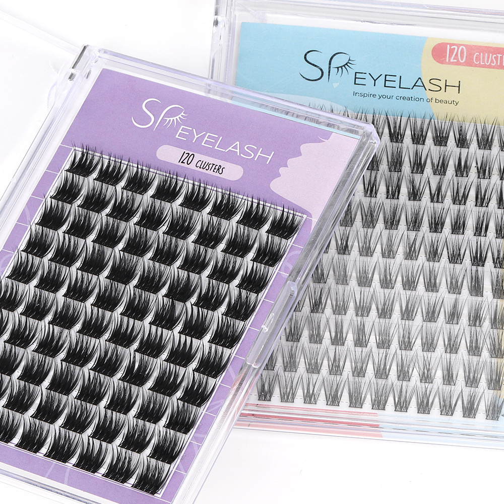 SP EYELASH Factory Price Diy Lashes Segmented Kit Individual Cluster Diy Eyelash Extensions Kit