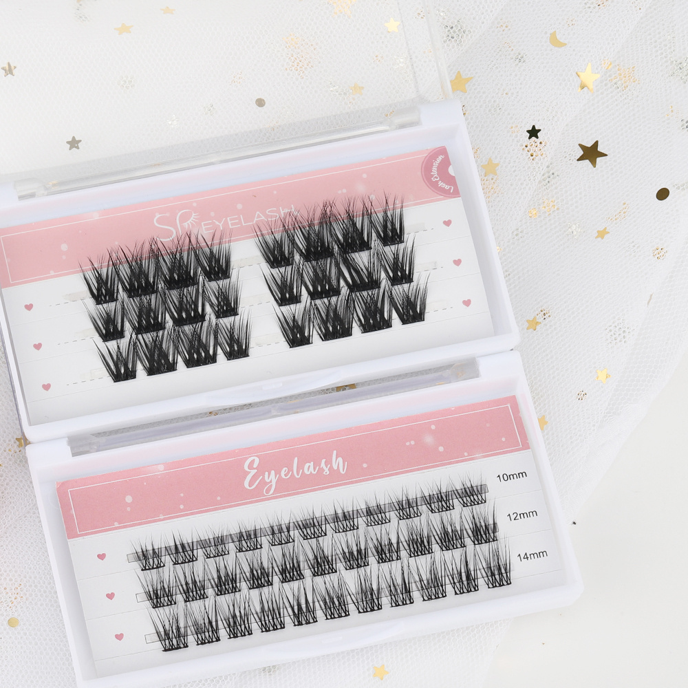 SP EYELASH Factory Price Diy Lashes Segmented Kit Individual Cluster Diy Eyelash Extensions Kit