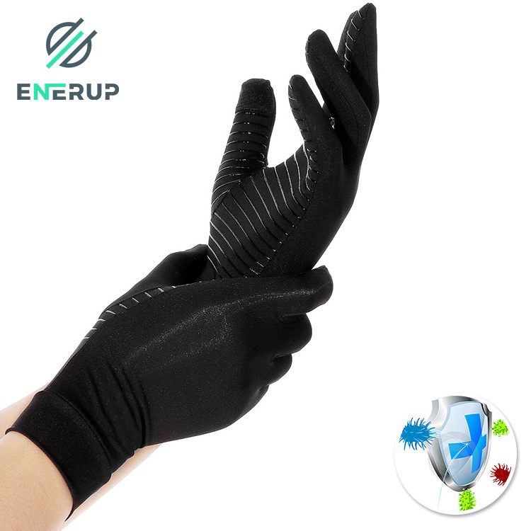 Enerup OEM/ODM Copper Arthritis Touch Screen Gloves Effective Support For Typing Texting Compression Gloves