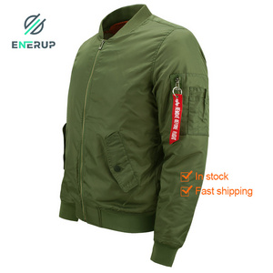 Enerup ready to ship wholesale Alpha MA-1 Bomber Flight Jacket - Fighter Pilot Flight Jacket