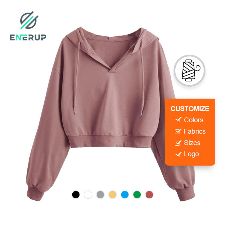 Enerup Custom Soft Fabric Washed Black Pullover Hoodie for Men Sublimated Print Sweatshirts M Size Crop Top Hoodie