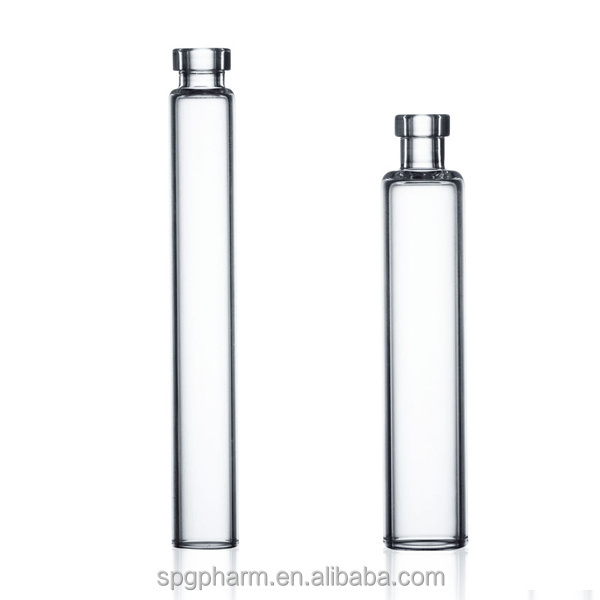 glass empty dental cartridge medical use in 1.8ml borosilicate glass