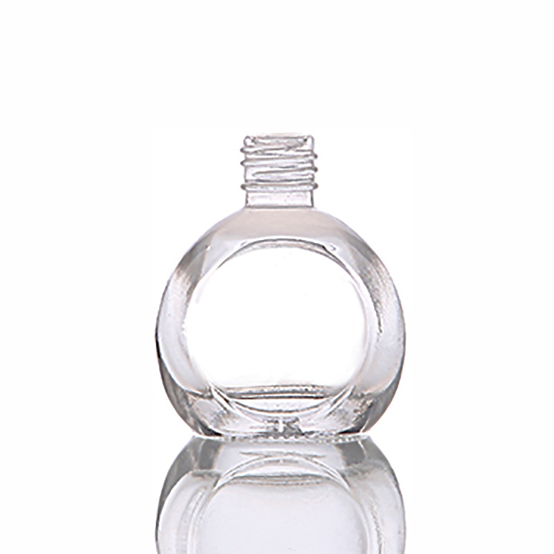 SPG 5ml 8ml 10ml 12ml 15ml clear frosted square round cosmetic nail polish glass bottles