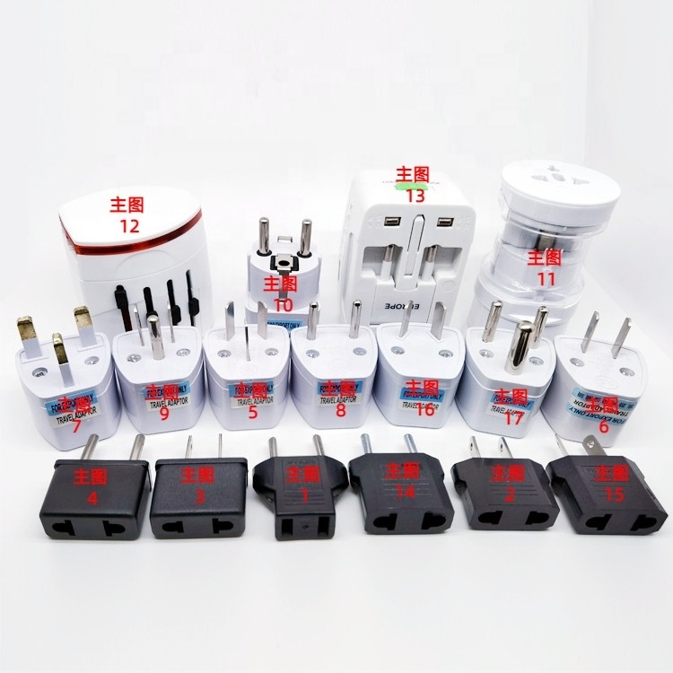 Power Plug Adapter Usa Us Eu Au Az Europe Ac Wall Power Plug Phone Travel Adapter