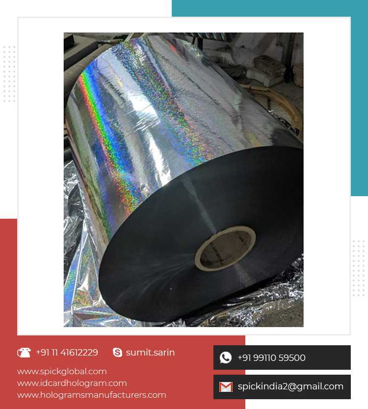 Bulk Supply of Tapes Holographic Film with Security Paper Label Strips for Sale