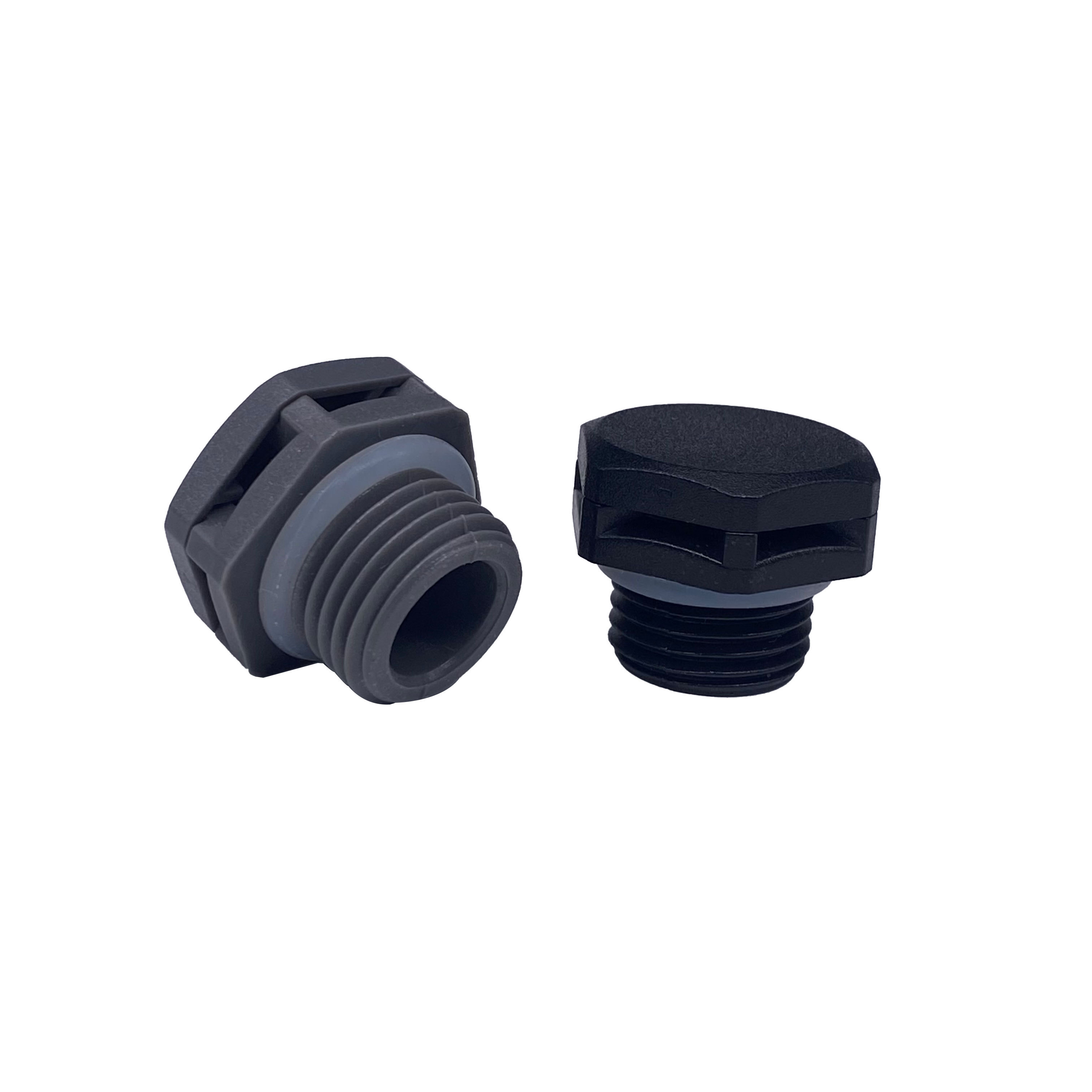 M12 Valve Screw Plastic Air Vent Plug Vent Breathable Hydrophobic and Electronic Enclosure Venting Plug With Lock Nut