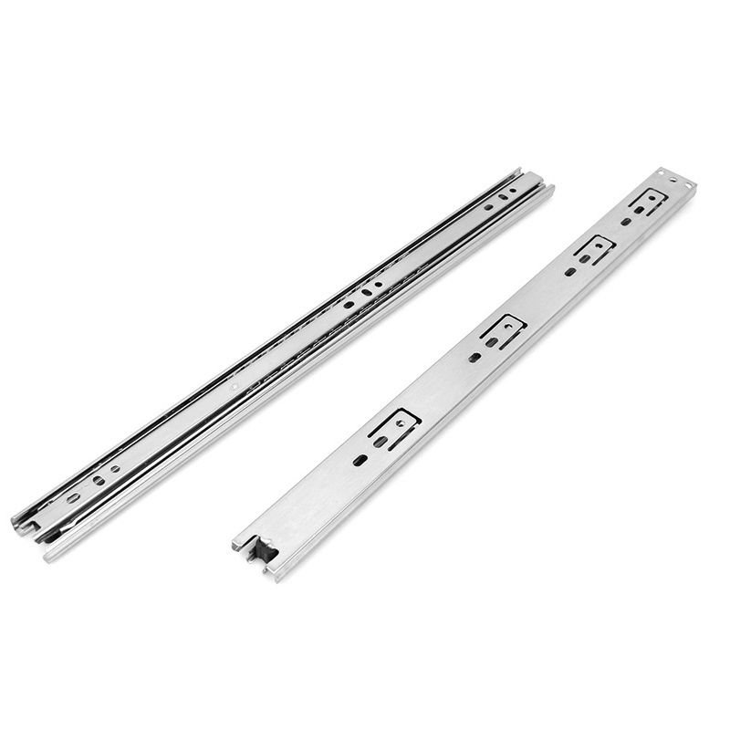 Cheap drawer slide furniture fittings 27mm telescopic channel soft close drawer slide 1.0mm