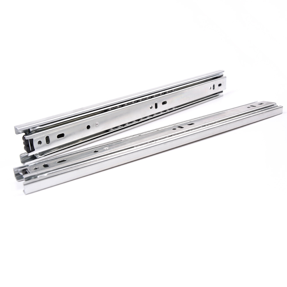 Full extension soft drawer slide under amount 45 kg plastic drawer slide parts drawer slide system slim