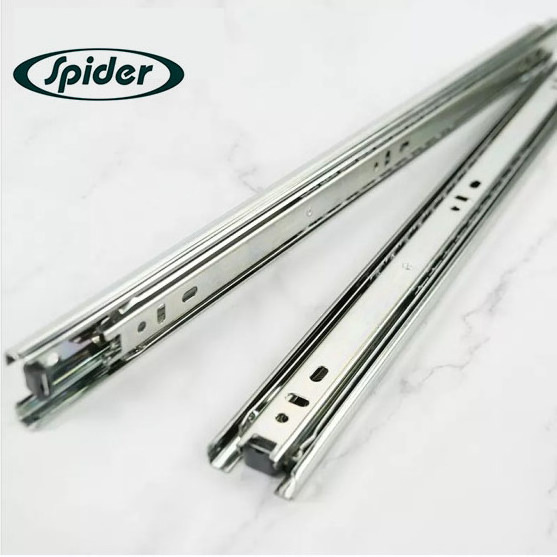 Furniture Hardware heavy duty drawer slides supplier China 3 sections inner out member replacement drawer slides