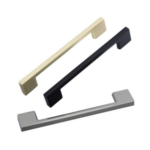 Modern Rustic Kitchen Drawer Accessories Cabinet Pull Wardrobe Gold Black Nickle 96-320mm Hardware Bedroom Furniture Handles