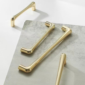 Newly Design  Gold zinc alloy  kitchen cabinets door pull  cabinet pulls and knobs handle cabinet handles