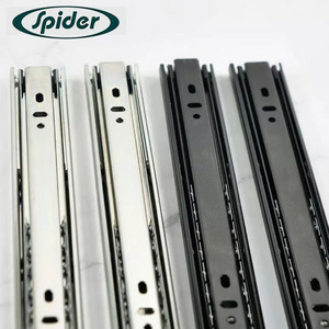 Wholesale Full American Type 35mm Rail Heavy Duty Sliding Adjustable Undermount Normal Drawer Slides