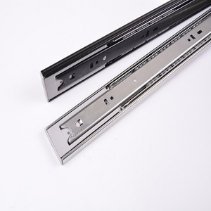 2023 Summer hot sale Furniture fittings 45mm telescopic channel soft close drawer slide 1.0*1.0*1.2mm