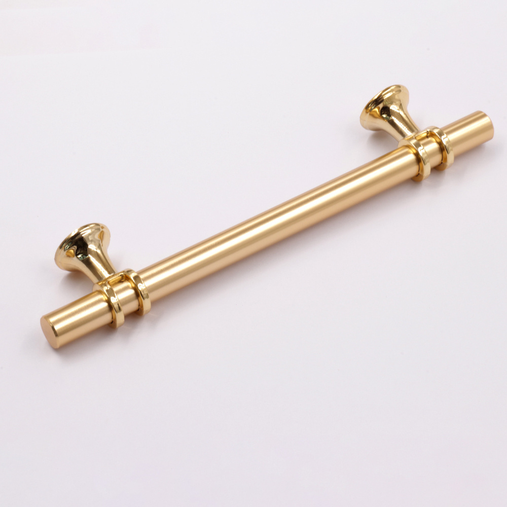 Furniture Hardware Accessories Plated Handle Kitchen Drawer Pulls Door Handles Gold Stainless Steel Luxury Modern Cabinet Handle