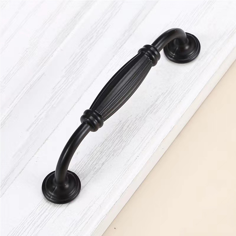 Vintage Metal Furniture Ceramic Door Knob Drawer Pull Cabinet Handles Antique Bronze Brass Modern Kitchen Handles Bar Handle