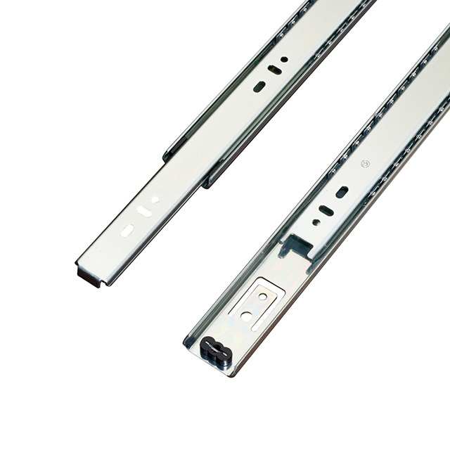 27mm 2 fold two way travel narrow shaped cheap drawer slide   mini small drawer slide telescopic channel