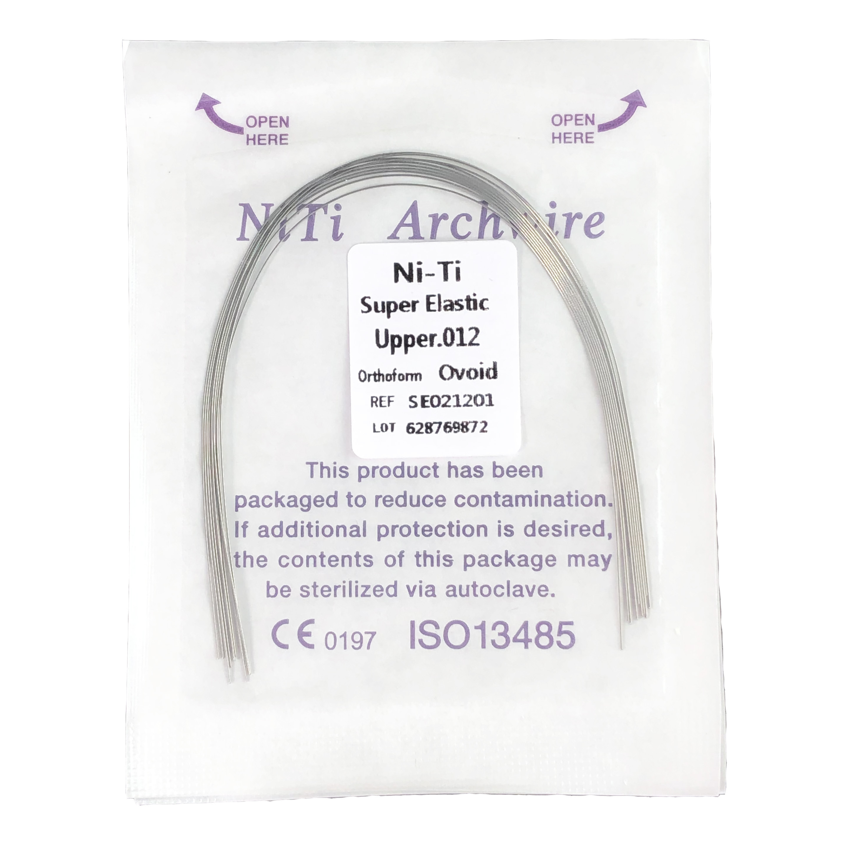 Super Elastic Orthodontic Ni-ti Archwires Round Rectangular Niti Arch Wires for teeth