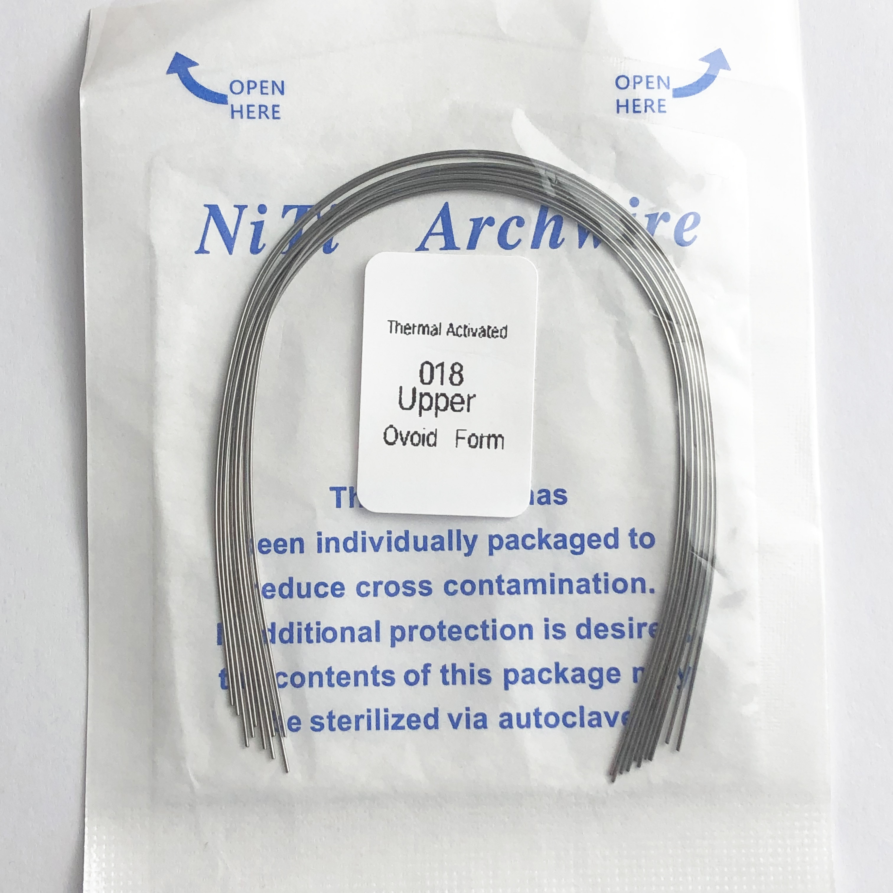 Super Elastic Orthodontic Ni-ti Archwires Round Rectangular Niti Arch Wires for teeth