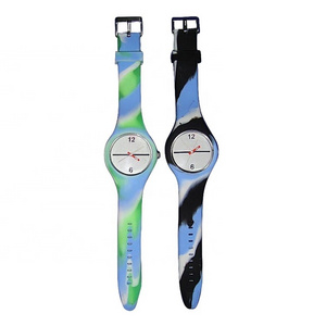 Creative color wrist watch colour changing watches with color change watch bands