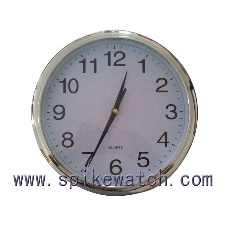 30CM horloge murale with aluminum frame and metal clock face wall clock