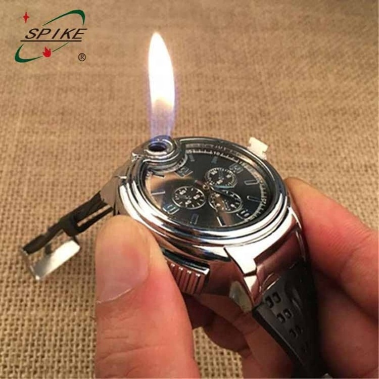 Leather strap charm best lighter watch wrist cigarette lighter watch