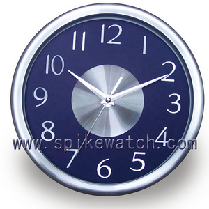 30CM horloge murale with aluminum frame and metal clock face wall clock