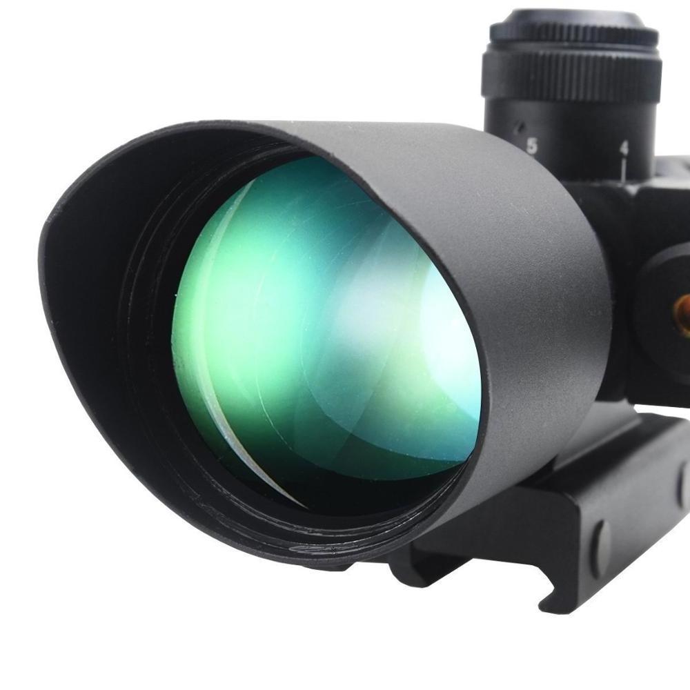 SPINA OPTICS 2.5-10X40 Hunting tactical Optical sight red green Illuminated with Red Laser Spotting scope