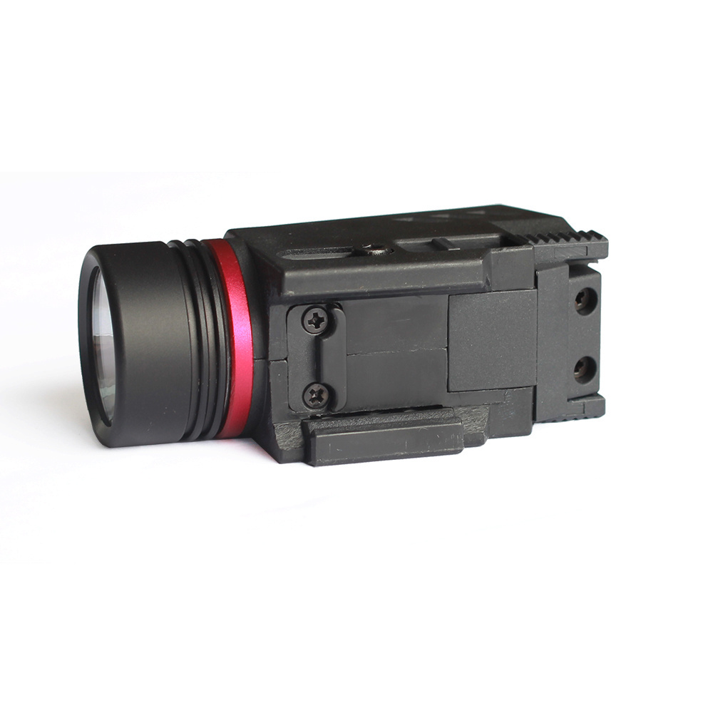 SPINA 150 Lumens Mount Tactical LED Flashlight and Red Laser Sight for Hunting