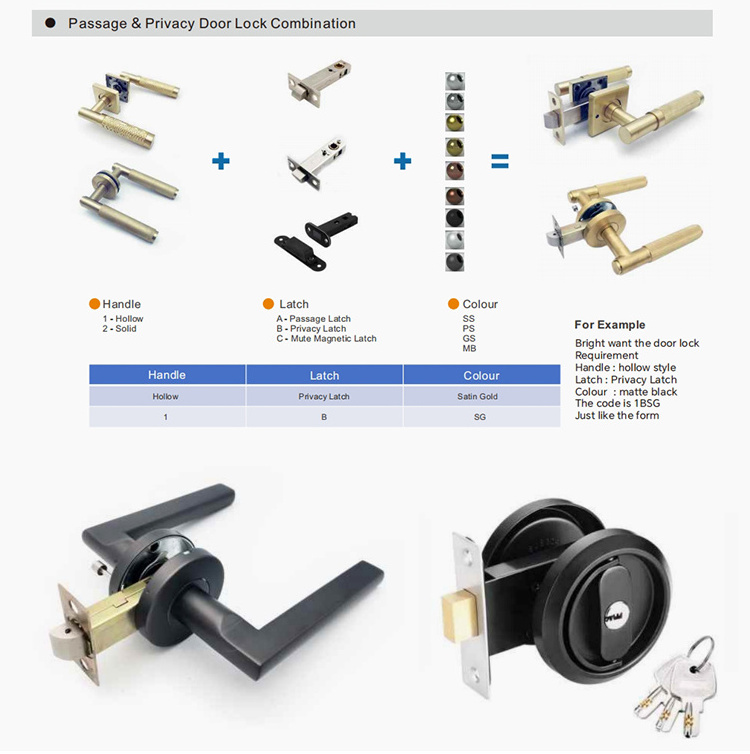 stainless Steel gate security sliding door hook lock body sliding wooden door lock