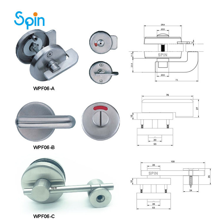 shower bathroom Partition coin operated cubic public toilet door indicator lock