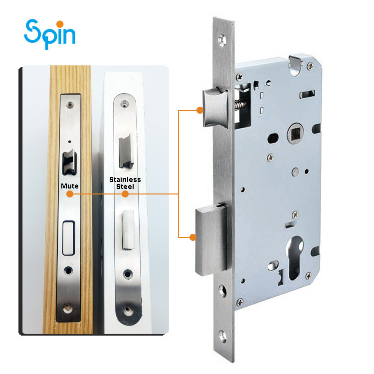 door handles cylinder 5572 lock body set security sus 304 multi point mortise lock