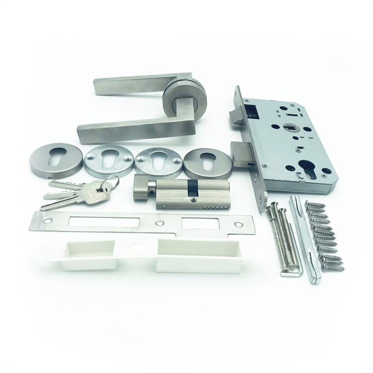 Stainless Steel Backset 40/45/50/60/70/80/100mm Sash Lock Dead Bolt Security Mortise Door Locks